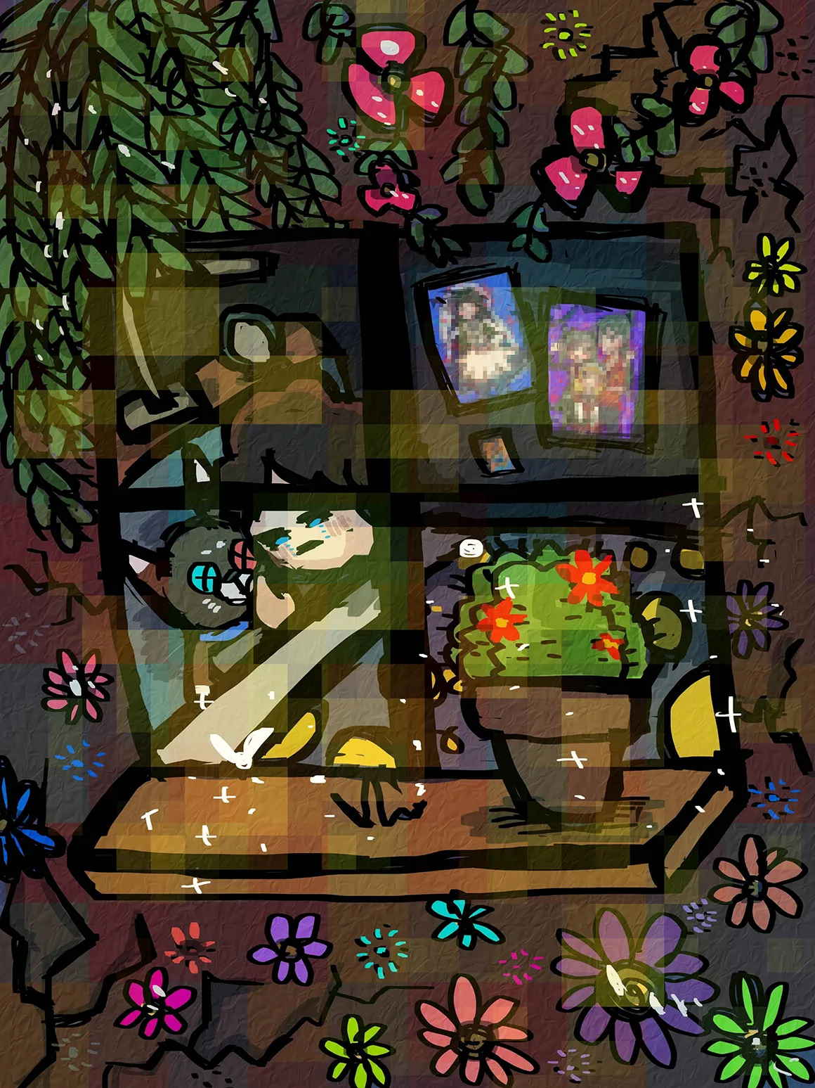 「辛い日々と共に眠る」