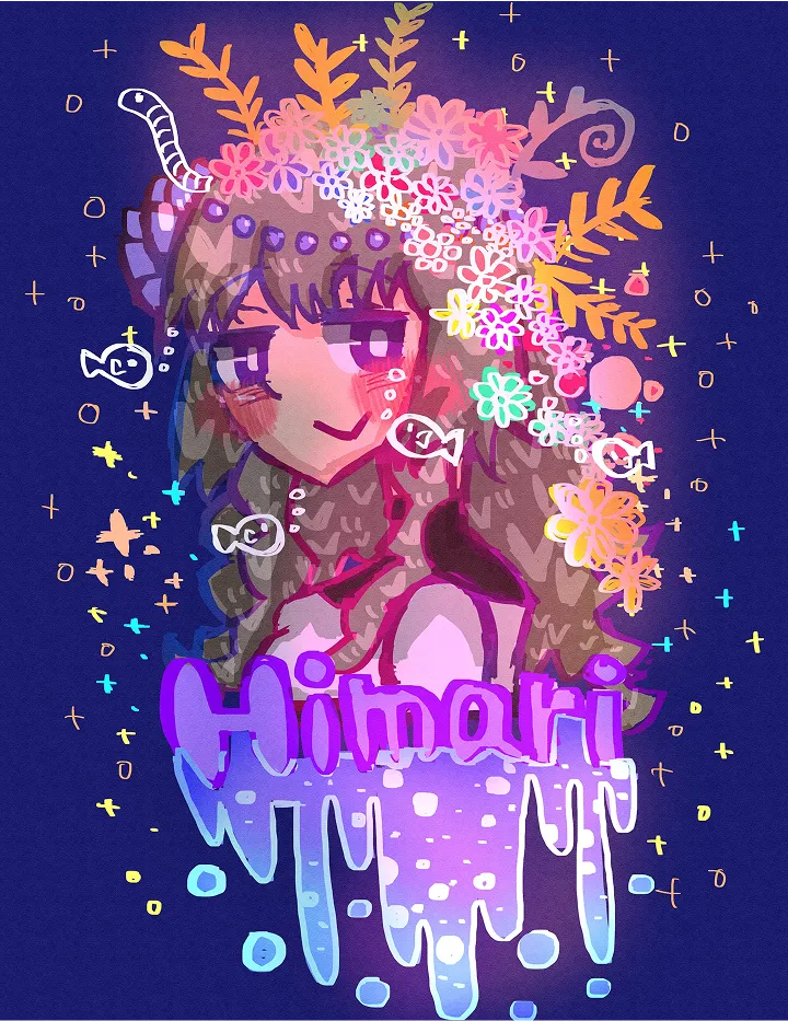 「Vチューバー：冥鳴ひまり」※ファンアート