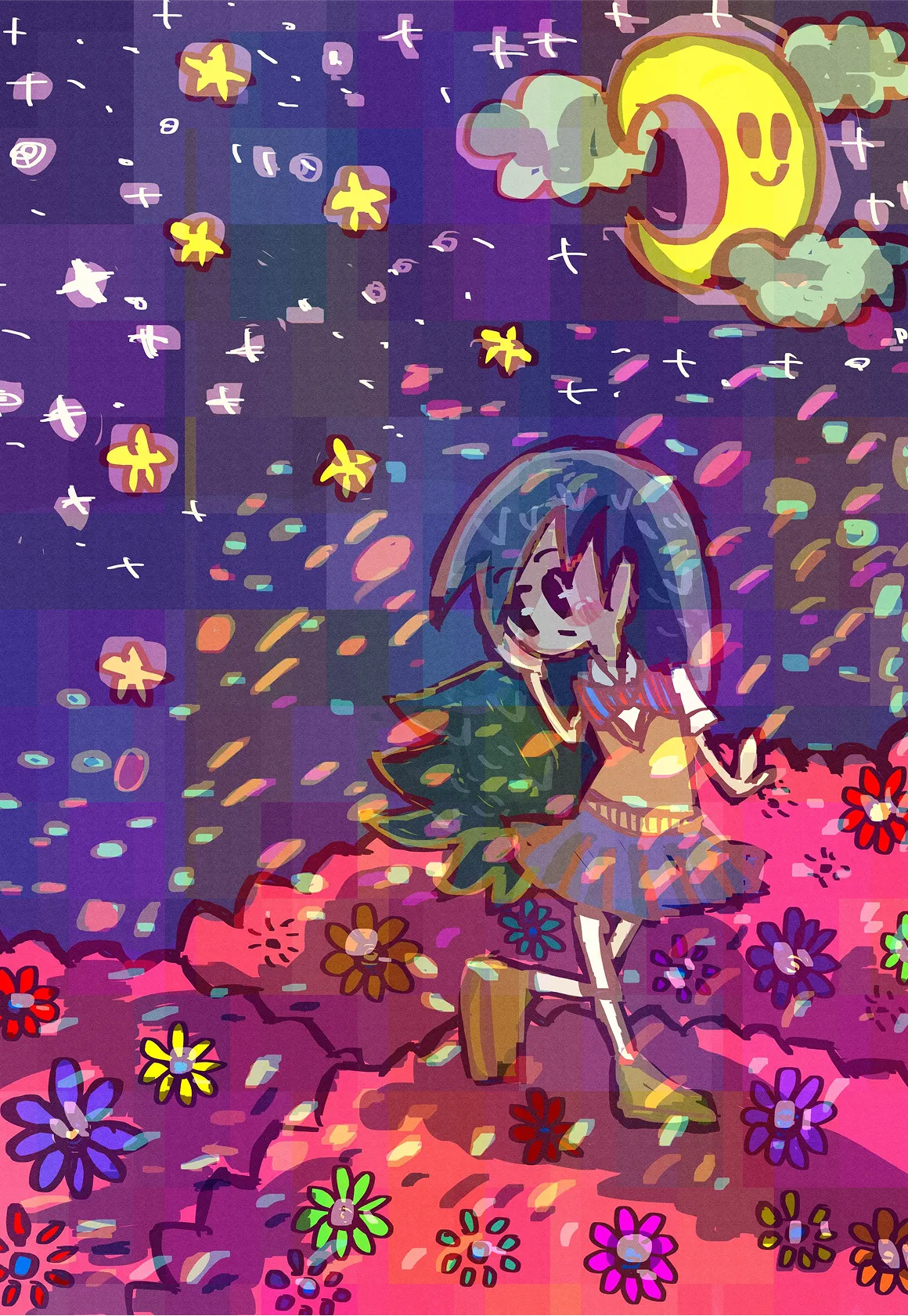 「イロドリと踊るココロ咲く花畑で」